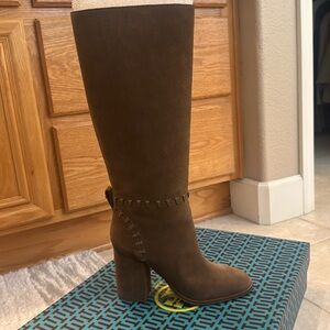 New Tory Burch suede tall boots